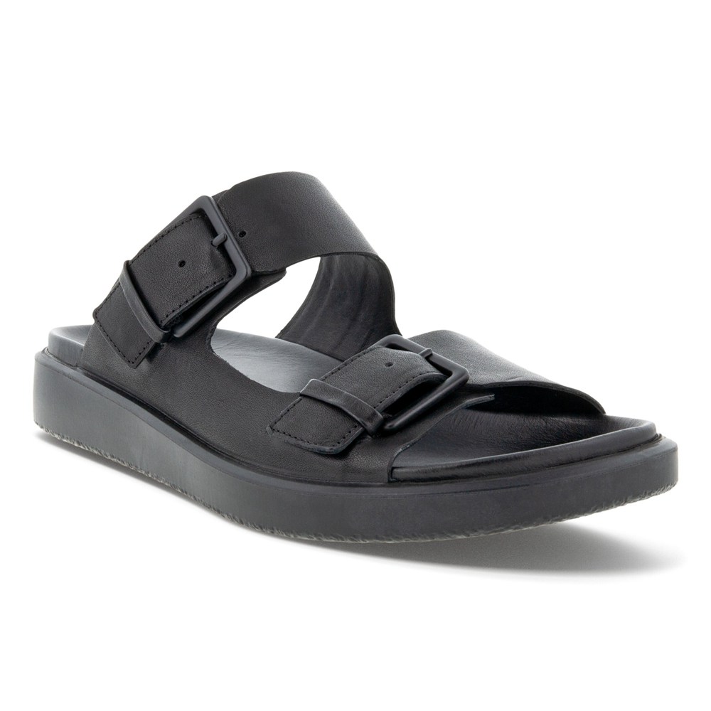 ECCO Mens Slides Black - Flowt Lx - VET-258947